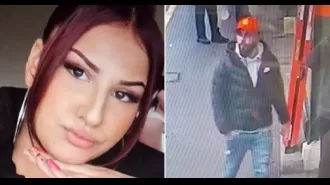 Search for 17-year-old girl who disappeared after being seen with a man, and boarded a train to the airport.