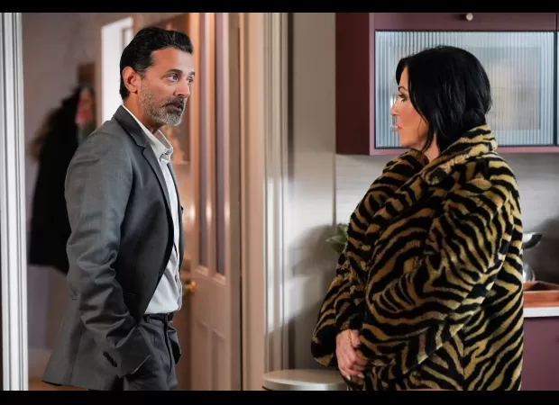 EastEnders character Nish reveals his controlling side to Kat as their relationship takes a dark turn.