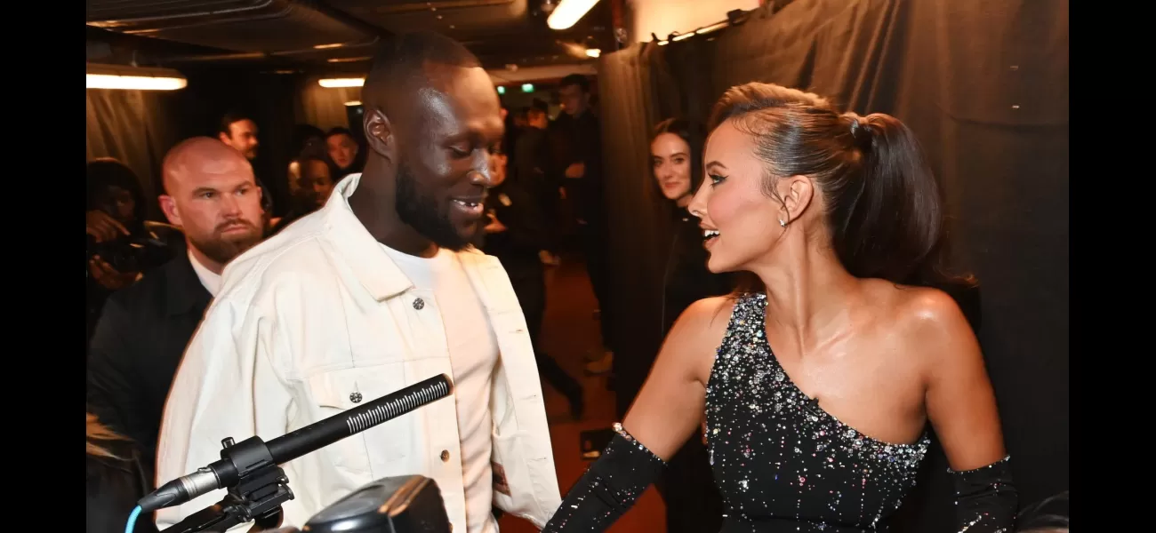 Maya Jama shares flirtatious messages with Stormzy about her revealing outfit.