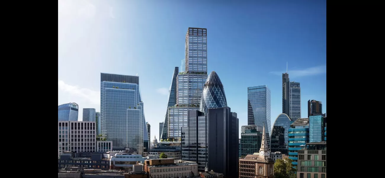 London's iconic skyline could soon feature a new 1,000ft tower that would compete with The Shard.