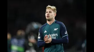 Arsenal manager Arteta discusses decision to give player Smith Rowe a rare starting opportunity against Nottingham Forest.
