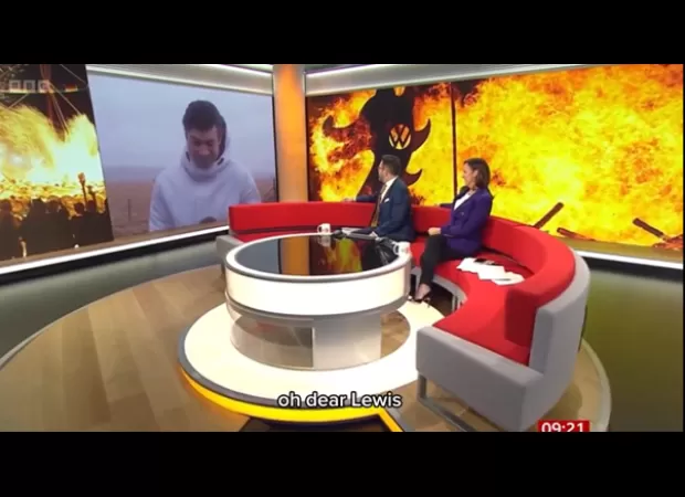 BBC Breakfast anchor causes worry with harsh live coverage.