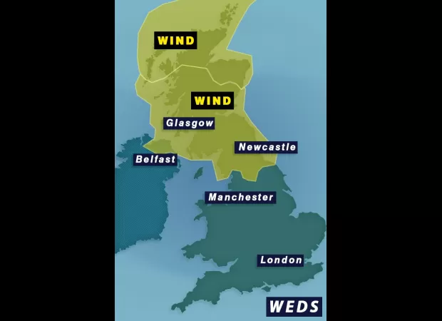 A powerful storm named Ingunn has caused severe winds of up to 106mph in the UK.