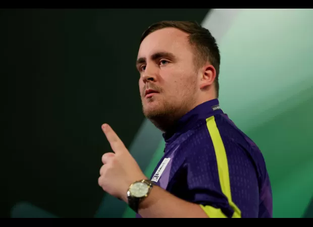 Nathan Aspinall was amazed by Luke Littler's skills on the dartboard at his house.