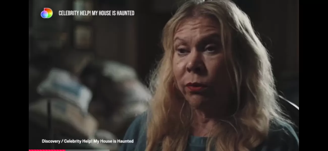 Famous TV star cries as she faces ghost that has haunted her for 50 years.