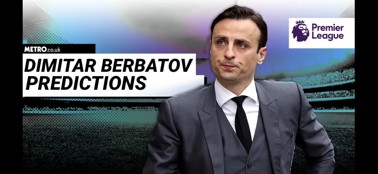 Berbatov predicts Arsenal vs Liverpool in Premier League.