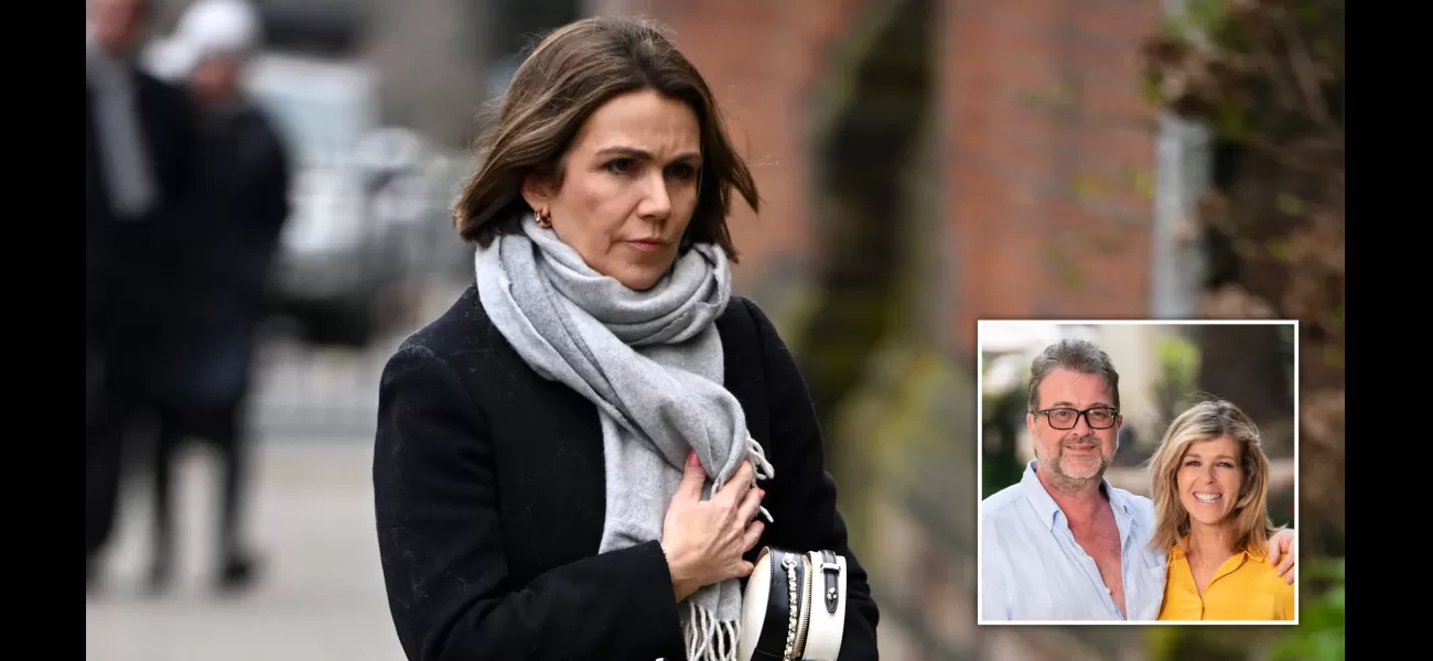 Susanna Reid and Ben Shephard attend Derek Draper's funeral to show support for Kate Garraway. #solemn #support #funeral