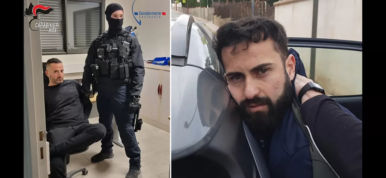 Mob boss who fled jail with bed sheets caught after 1-year pursuit.