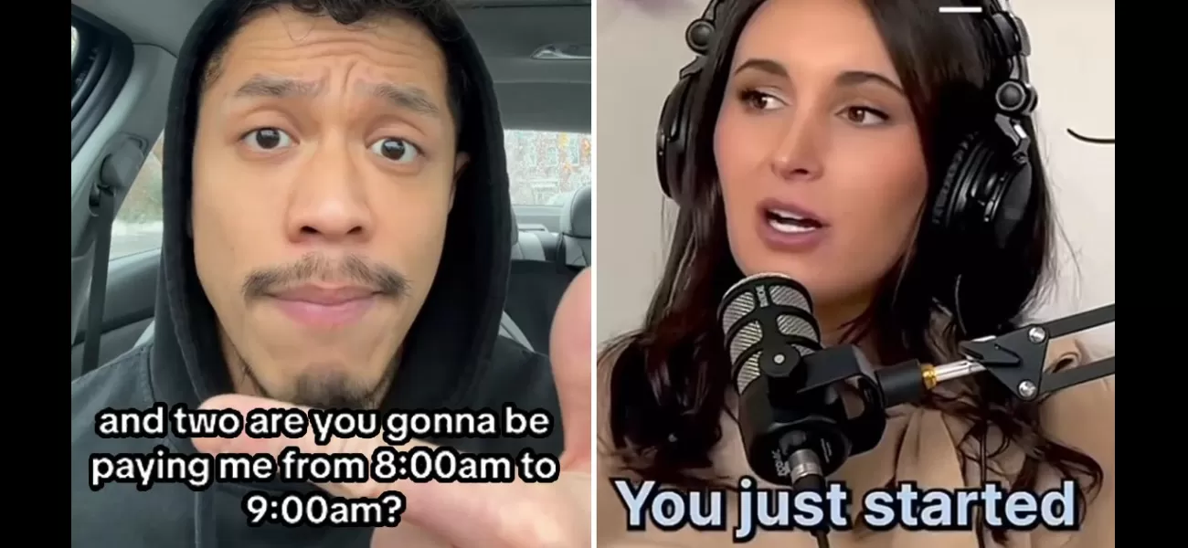 A young worker lets their boss know they can't make an 8am meeting because they will be at the gym.