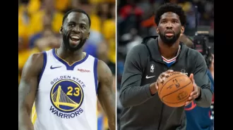 Quick whistle on Draymond Green vs Joel Embiid leads to confusion.