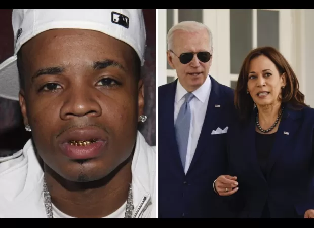 Plies asks President and Vice President to brag in explicit language.
