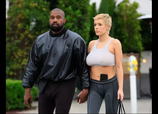 Bianca Censori shows off revealing Yeezy bodysuit designed by Kanye West in new bold attire.