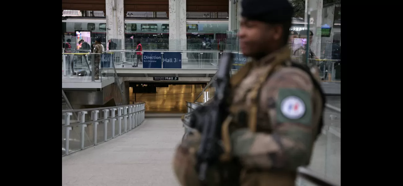 Three people were hurt in a terrifying stabbing incident at a train station.
