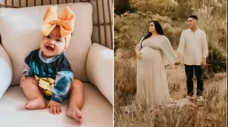 We didn't reveal our pregnancies until we had our babies.