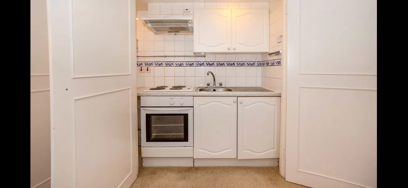 Cozy studio apartment with a compact kitchen available for rent at £800 per month.