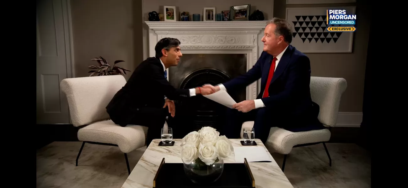 Rishi challenges Piers with a £1,000 bet on Rwanda flights taking off by the next election.