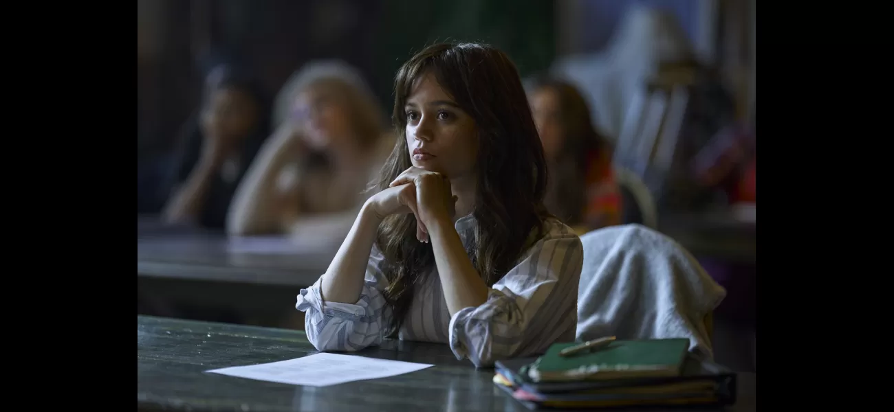 Jenna Ortega, 21, and Martin Freeman, 52, cause concern among movie viewers with strange bedroom scene.