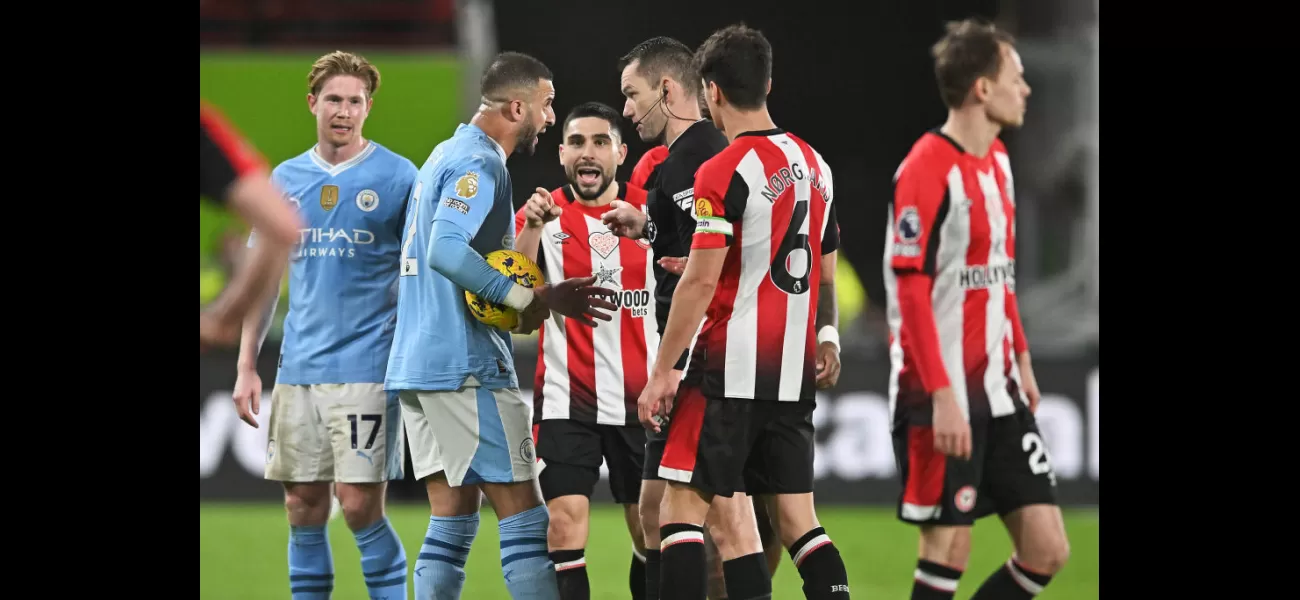 Man City manager Pep Guardiola avoids addressing the conflict between Kyle Walker and Neal Maupay with a simple 