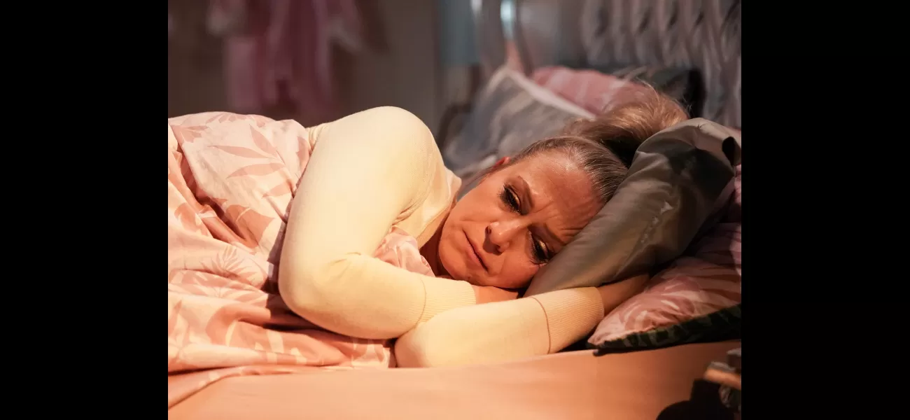 In upcoming EastEnders, injured Linda Carter reacts fiercely to seeing Keanu Taylor's body.