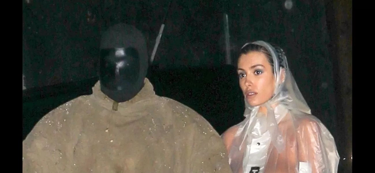 Kanye West's attempt to steal attention from his wife, Bianca Censori, and her see-through poncho is unsuccessful.