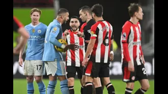 Man City manager Pep Guardiola avoids addressing the conflict between Kyle Walker and Neal Maupay with a simple 
