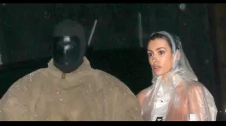 Kanye West's attempt to steal attention from his wife, Bianca Censori, and her see-through poncho is unsuccessful.
