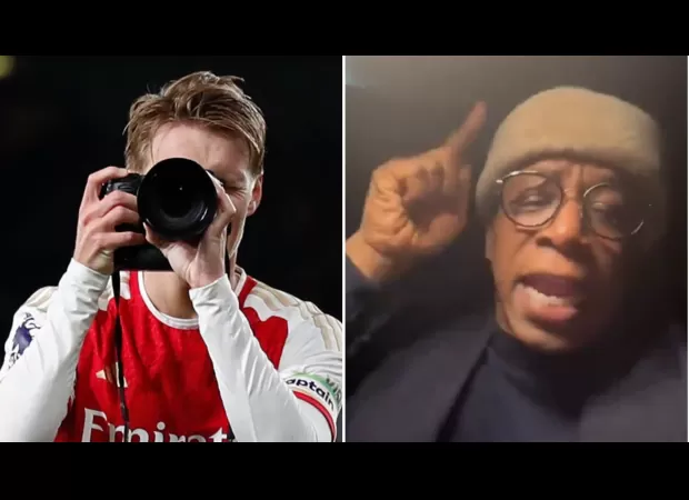 Wright responds to Carragher and Ferdinand's criticism of Arsenal's celebration.