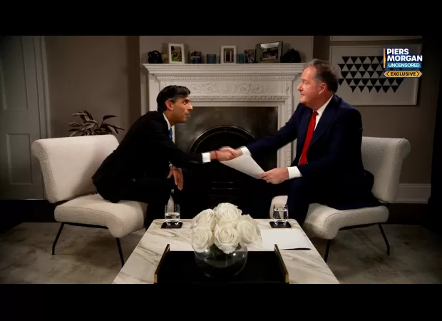 Rishi challenges Piers with a £1,000 bet on Rwanda flights taking off by the next election.