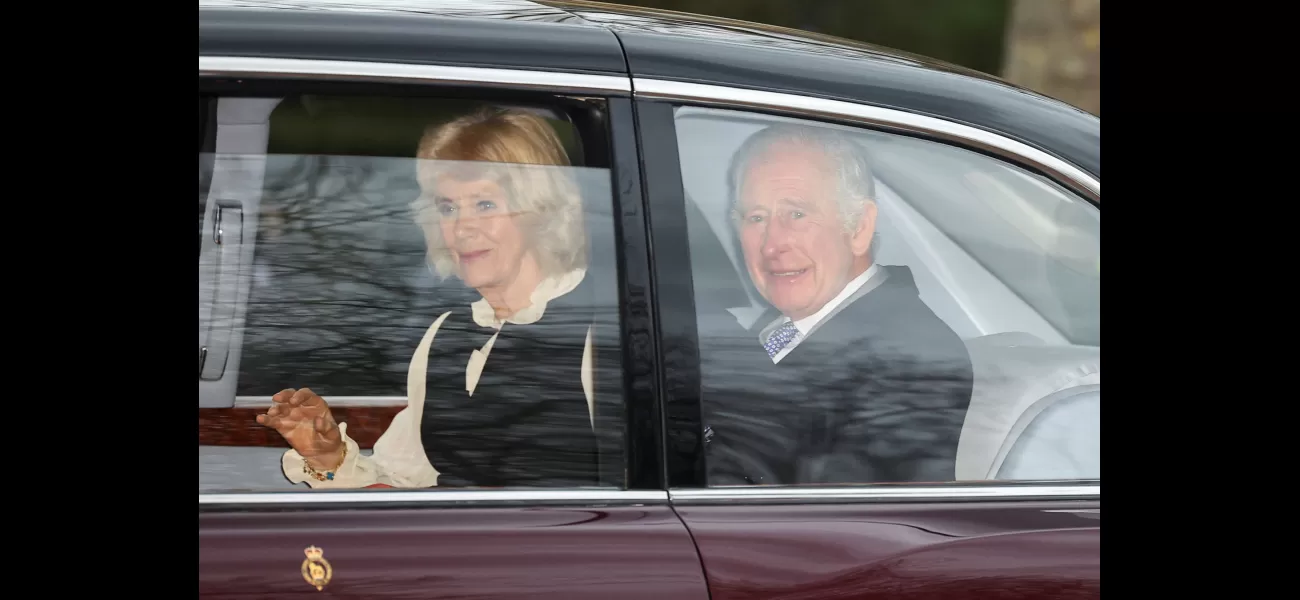 King Charles greets crowd from vehicle for first time since cancer diagnosis