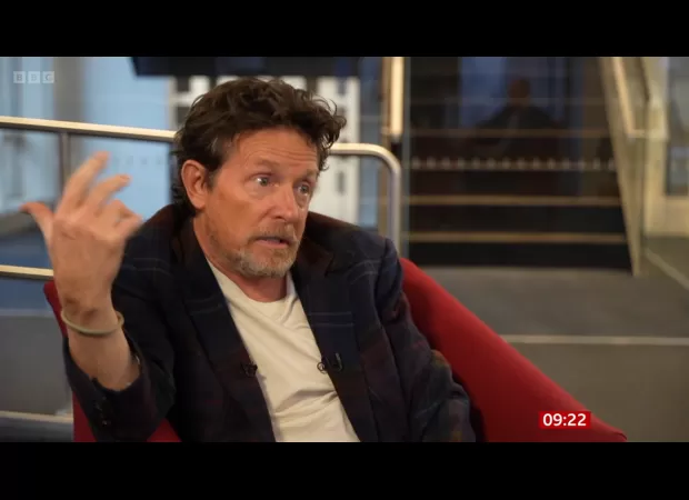 Actor MJ Fox refers to having Parkinson's as a 'present' three decades after being diagnosed.