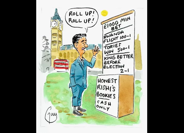 Guy Venables' cartoon featured in the Metro newspaper every day.