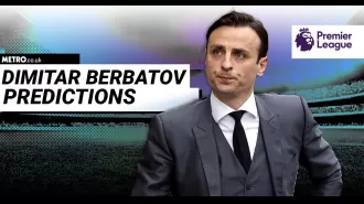 Berbatov predicts West Ham vs Arsenal in his Premier League forecast.