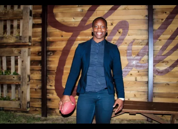 Odessa Jenkins, a football champion, is working towards promoting equality for women and girls.