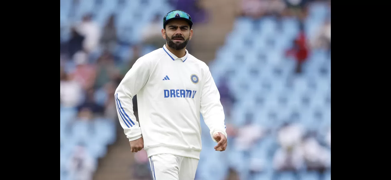 Kohli will not be playing in India's Test series against England due to personal reasons.