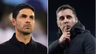 Arteta disagrees with Neville's dismissal of Arsenal's chances for a title.