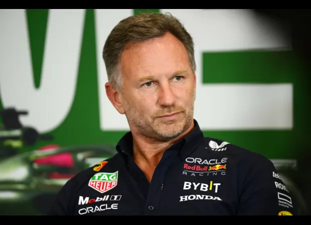 Red Bull team principal Christian Horner's future uncertain after meeting to address allegations of controlling behavior.