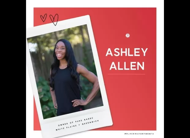 A young person has achieved success by owning a Pure Barre fitness franchise.