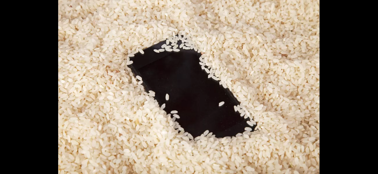 Don't use rice to save your wet phone anymore.