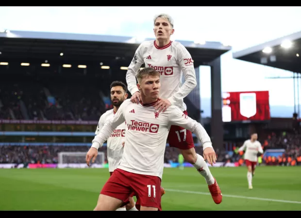 Man Utd player matches record of Arsenal and Chelsea legend in victory over Aston Villa