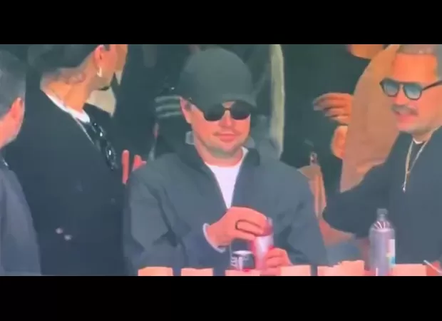 Spongebob takes a jab at Leonardo DiCaprio's preference for younger women during Super Bowl.