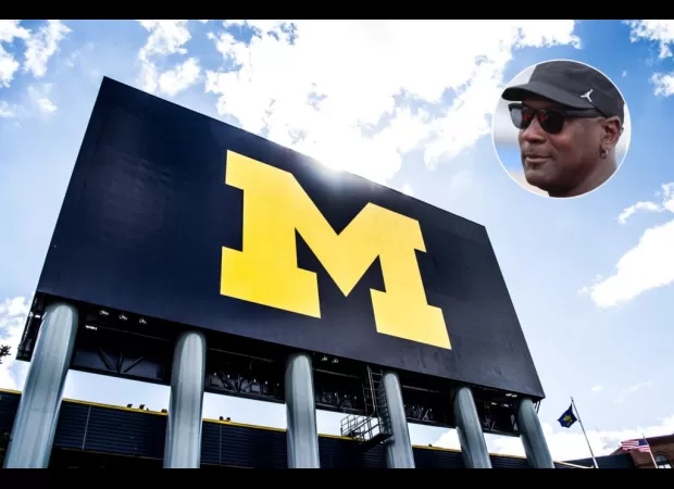 MJ's investment leads Michigan to football success on a national level.