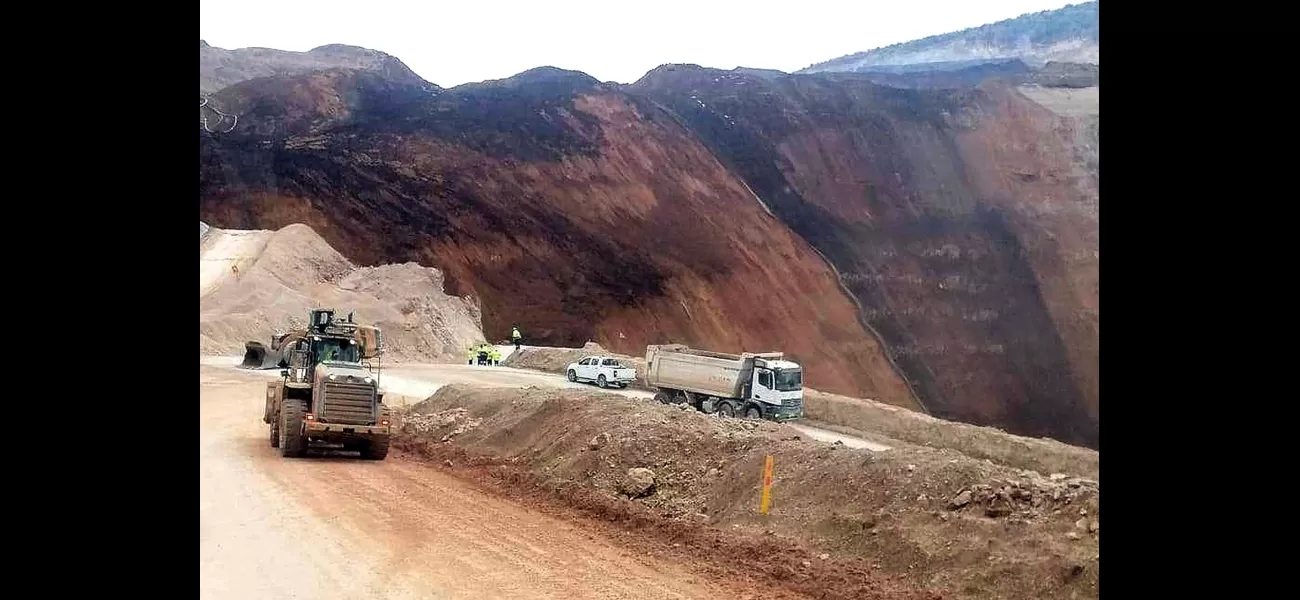 Major landslide swallows nine gold mine workers in tragic incident.