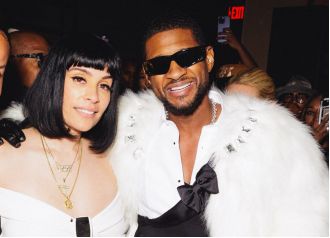 Usher ties the knot in Vegas after an amazing Super Bowl show.