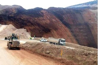 Major landslide swallows nine gold mine workers in tragic incident.