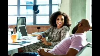 Valentine's Day is causing love to blossom in the workplace for Black American workers.