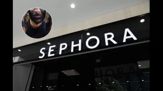 Sephora worker confronts white teens wearing blackface as their mothers look on.
