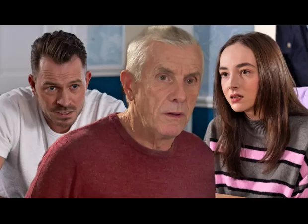 Jack Osborne from Hollyoaks is devastated when his teenage granddaughter Frankie accuses him of something shocking.