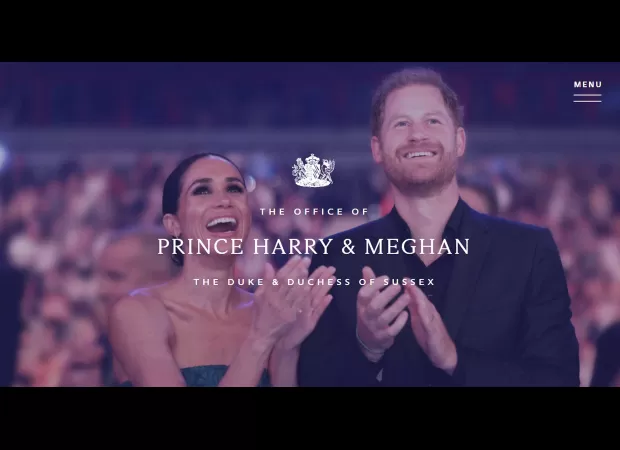 Harry and Meghan have regained their Royal titles through their recently launched website Sussex.com.