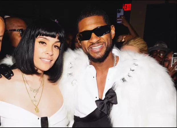 Usher ties the knot in Vegas after an amazing Super Bowl show.