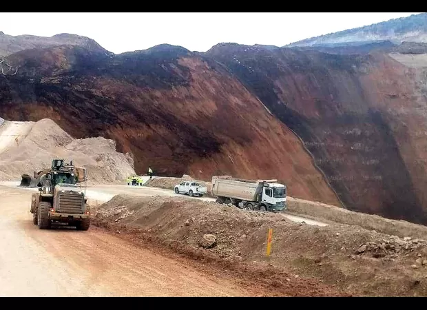 Major landslide swallows nine gold mine workers in tragic incident.